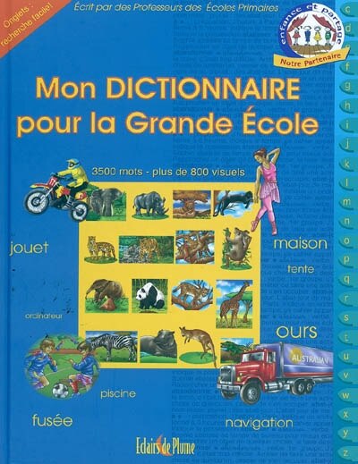 Front cover_Mon dictionnaire pour la grande école