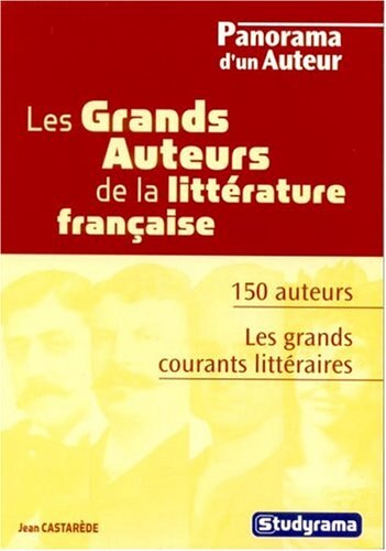 Front cover_Les grands auteurs de la littérature française