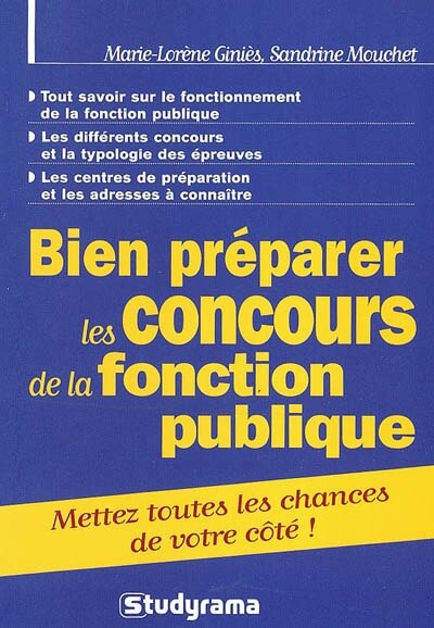 Couverture_Bien préparer les concours de la fonction publique