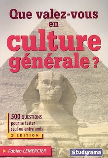 Front cover_Que valez-vous en culture générale ?