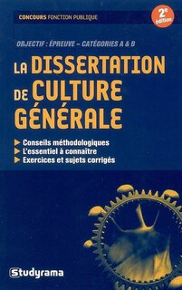Front cover_Réussir la dissertation de culture générale