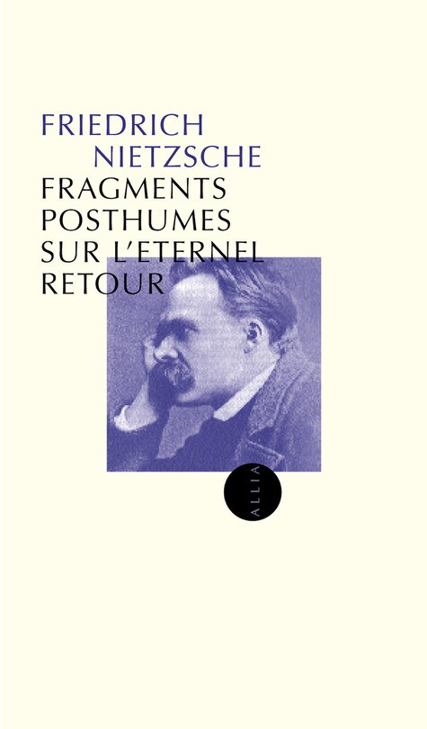 Front cover_Fragments posthumes éternel retour