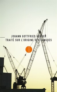 Front cover_Traité sur l'origine des langues