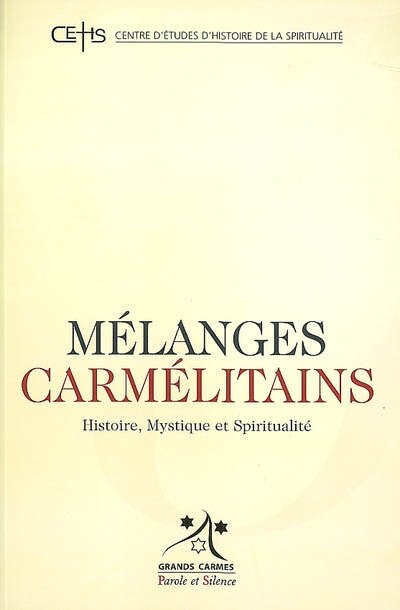 Front cover_Mélanges carmélitains, n°5