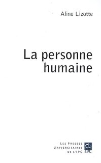 Front cover_La personne humaine