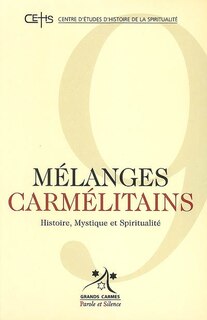 Couverture_M&eacute;langes carm&eacute;litains, n&deg;9