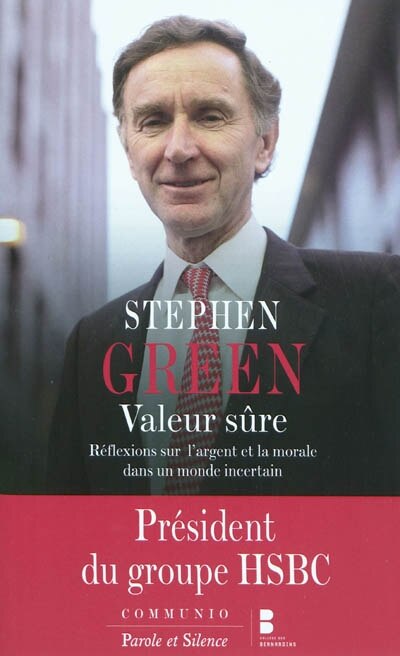 Front cover_Valeur sûre : réflexions sur l'argent et la morale dans un monde incertain