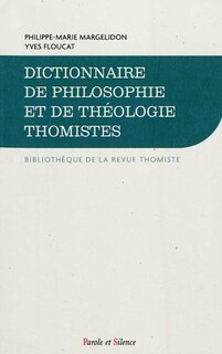 Couverture_Dictionnaire de philosophie et de théologie thomistes