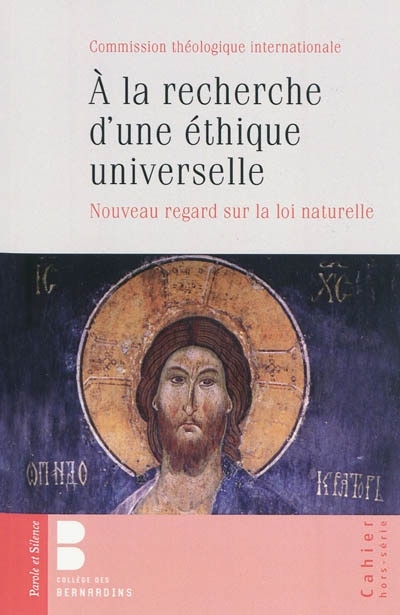 Front cover_A la recherche d'une éthique universelle