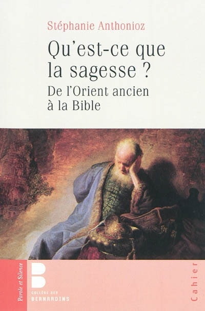 Front cover_Qu'est-ce que la sagesse ?