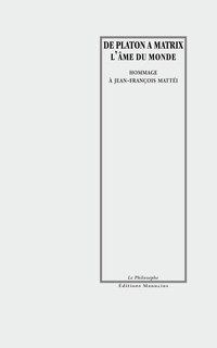 Front cover_De Platon à Matrix