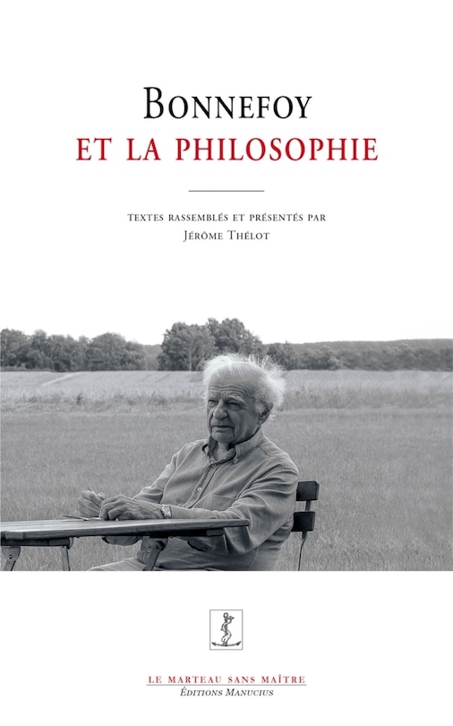 Front cover_Bonnefoy et la philosophie