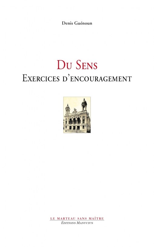 Front cover_Du sens