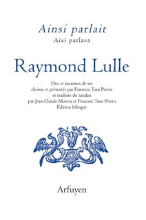 Front cover_Ainsi parlait Raymond Lulle