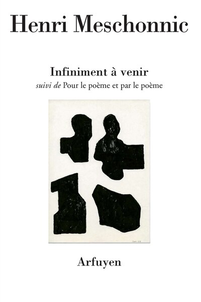 Couverture_Infiniment à venir ; Pour le poème et par le poème : discours de Strasbourg