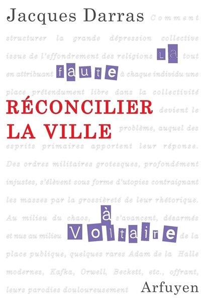 Front cover_Réconcilier la ville