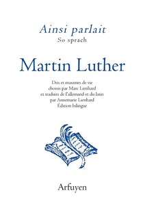 Couverture_Ainsi parlait Martin Luther