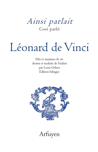 Couverture_Ainsi parlait Léonard de Vinci