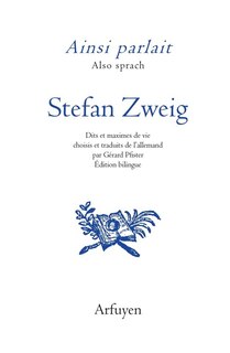 Front cover_Ainsi parlait Stefan Zweig