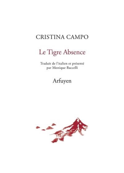 Front cover_Le tigre absence