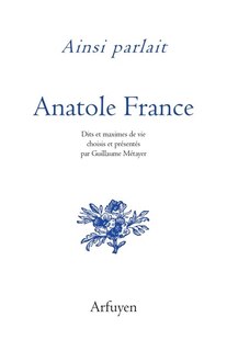 Front cover_Ainsi parlait Anatole France