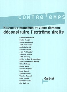 Couverture_Contretemps, n°8. Nouveaux monstres et vieux démons : déconstruire l'extrême droite