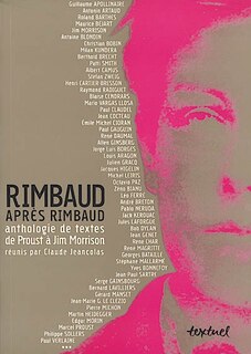 Front cover_Rimbaud après Rimbaud : anthologie de textes de Proust à Jim Morrison