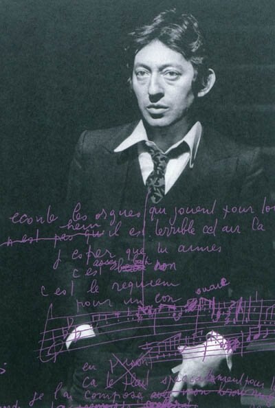 Front cover_Les manuscrits de Serge Gainsbourg : brouillons, dessins et inédits
