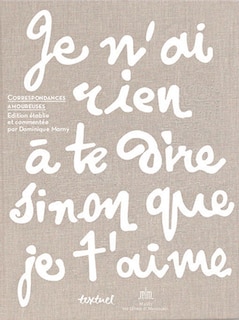 Front cover_Je n'ai rien à te dire sinon que je t'aime