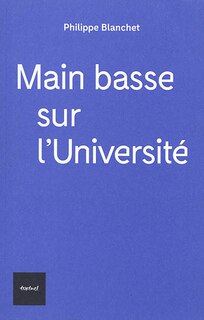 Front cover_Main basse sur l'université