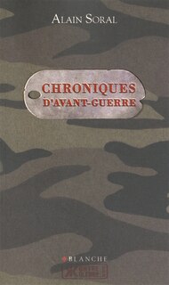 Couverture_Chroniques d'avant-guerre