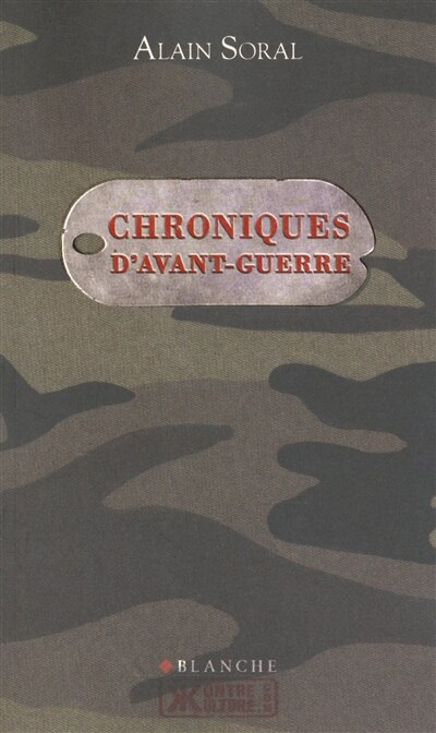 Couverture_Chroniques d'avant-guerre