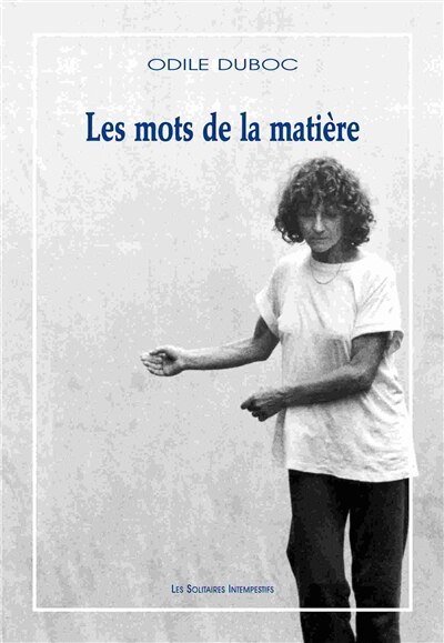 Front cover_Les mots de la matière