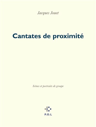 Front cover_Cantates de proximité : scènes et portraits de groupe
