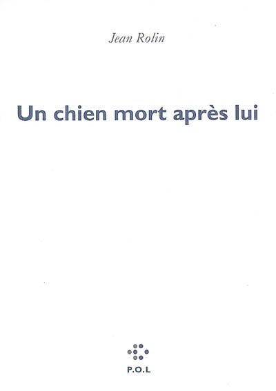 Front cover_Un chien mort après lui