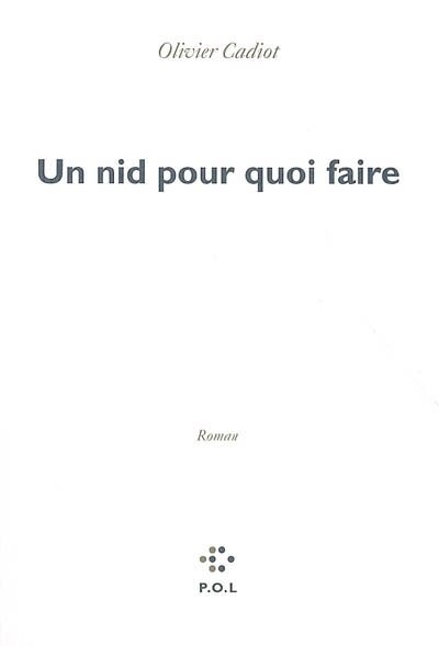 Front cover_Un nid pour quoi faire