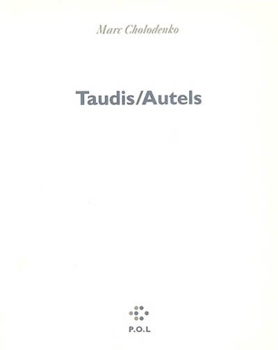 Front cover_Taudis-autels