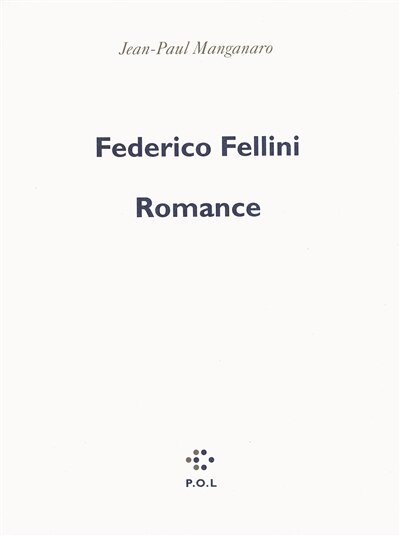 Couverture_Federico Fellini, romance