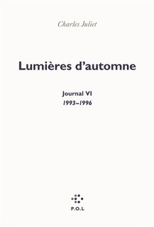 Front cover_Lumières d'automne : journal, 1993-1996