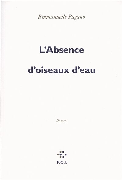 Front cover_L'absence d'oiseaux d'eau