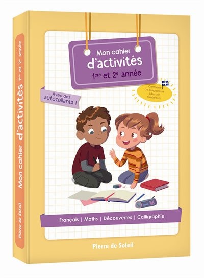 Front cover_Cahier d'activité 1ère et 2e année