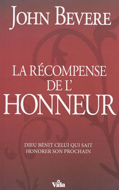Couverture_La récompense de l'honneur