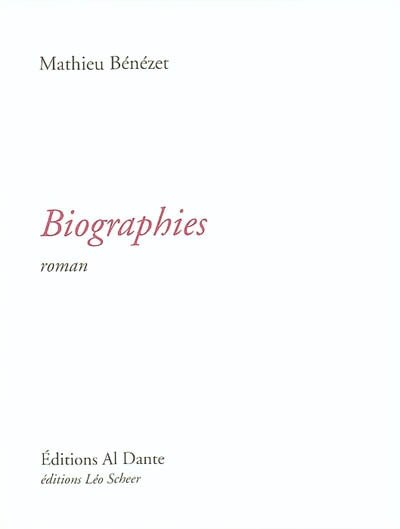 Front cover_Biographies
