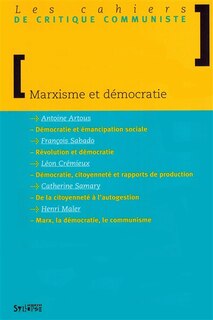 Front cover_Marxisme et démocratie