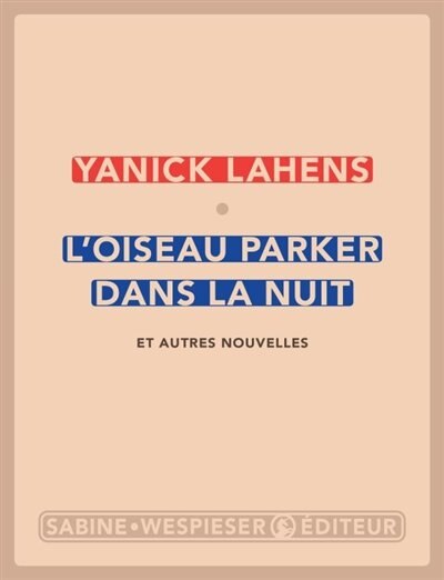 Front cover_L' oiseau Parker dans la nuit
