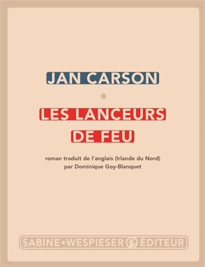 Front cover_LES LANCEURS DE FEU