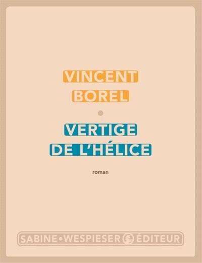Front cover_Vertige de l'hélice