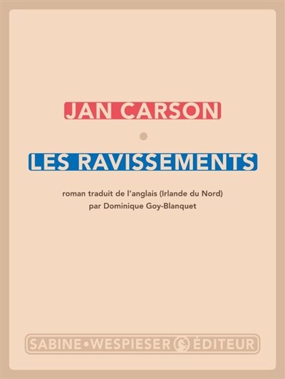 Front cover_Les ravissements