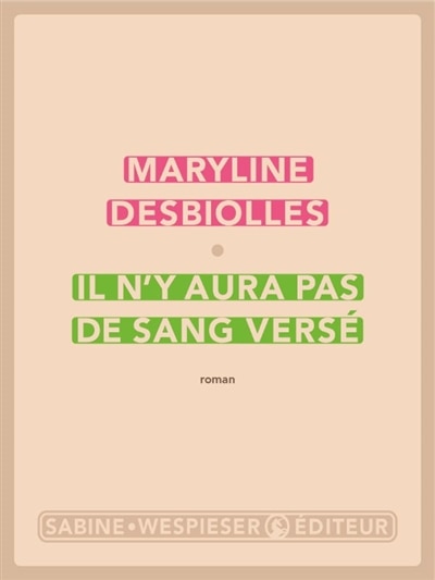 Couverture_Il n'y aura pas de sang versé