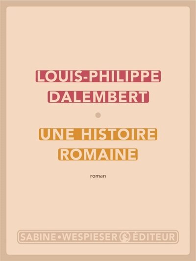 Front cover_Une histoire romaine